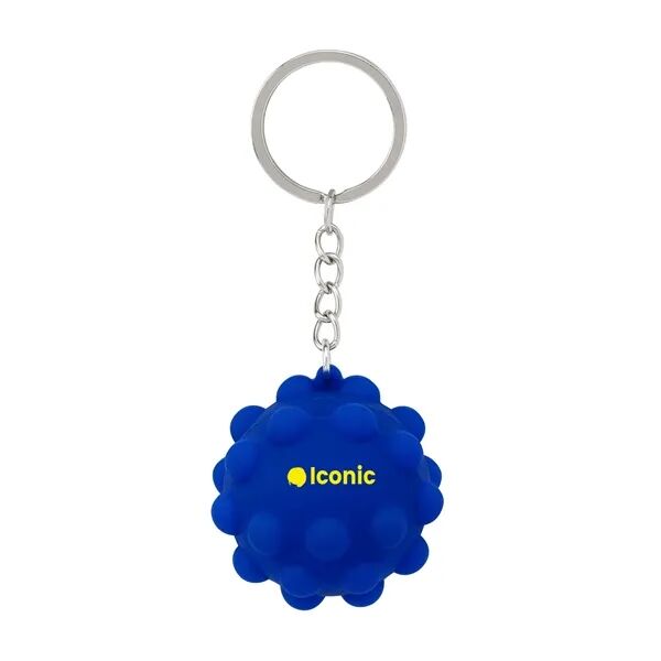Main Product Image for Imprinted Recycled Push Pop Bubble Ball Fidget Sensory Keychain.