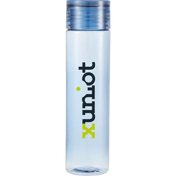 Main Product Image for Custom Logo Skinny Mini Recycled RPET Bottle 10oz