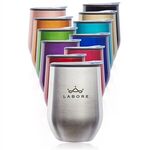 Buy Branded Shelby Stemless Wine Glass with lid 12 oz. 