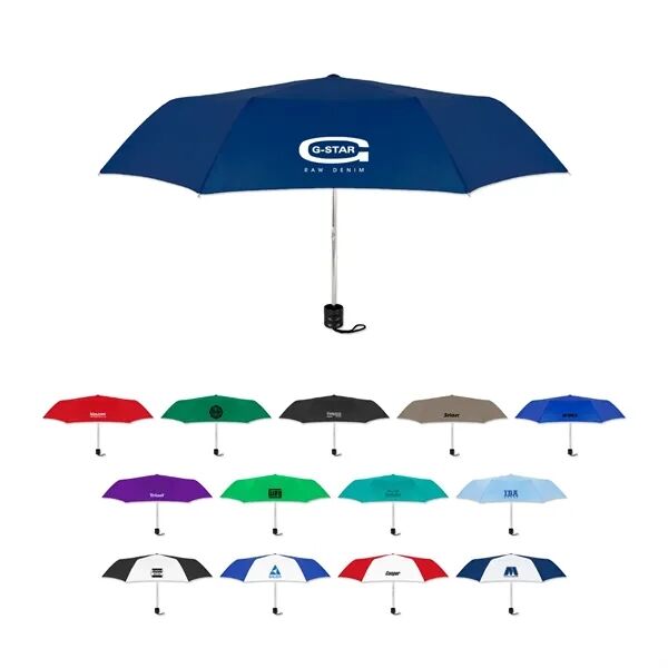 Main Product Image for Custom Logo Slim-Fold Econo Umbrella