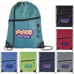Buy Custom Printed Front Zip Drawstring Backpack