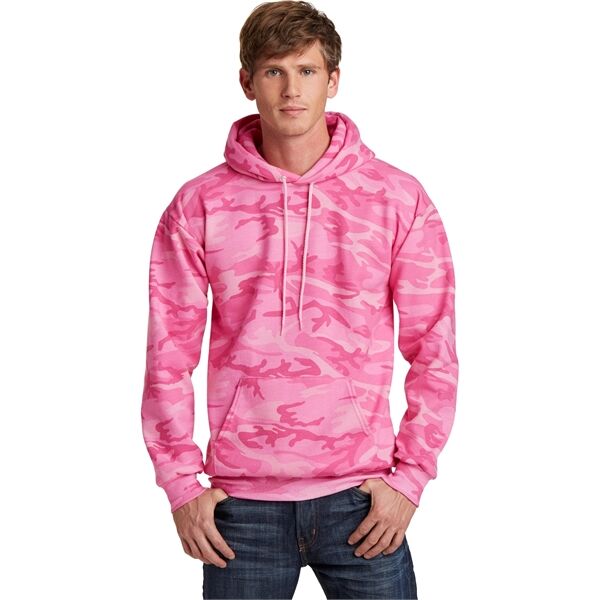 Main Product Image for Custom Port & Co Core Fleece Camo Pullover Hooded Sweatshirt