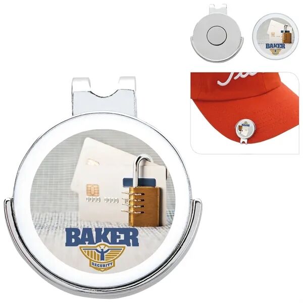Main Product Image for Custom Printed Golfers Ball Marker Hat Clip