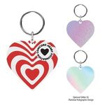 Buy Custom Printed Full Color Acrylic Key Tag - Heart