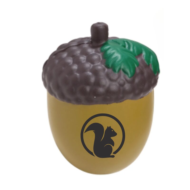 Main Product Image for Custom Printed Acorn Stress Reliever