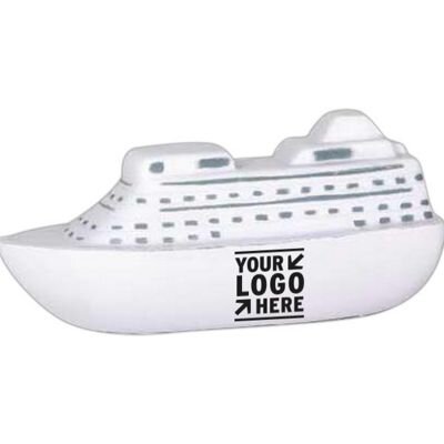 Main Product Image for Custom Printed Cruise Ship Shape Stress Reliever