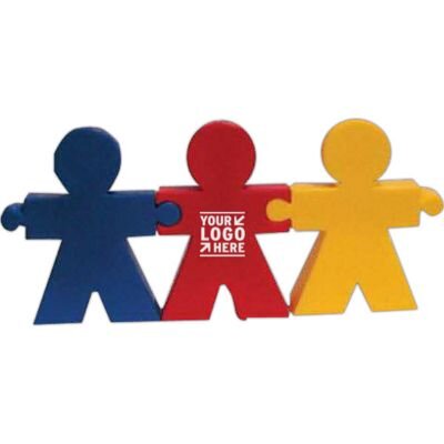 Main Product Image for Custom Printed Teamwork Puzzle Set Stress Reliever