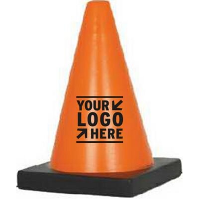 Main Product Image for Custom Printed Construction Cone Stress Reliever