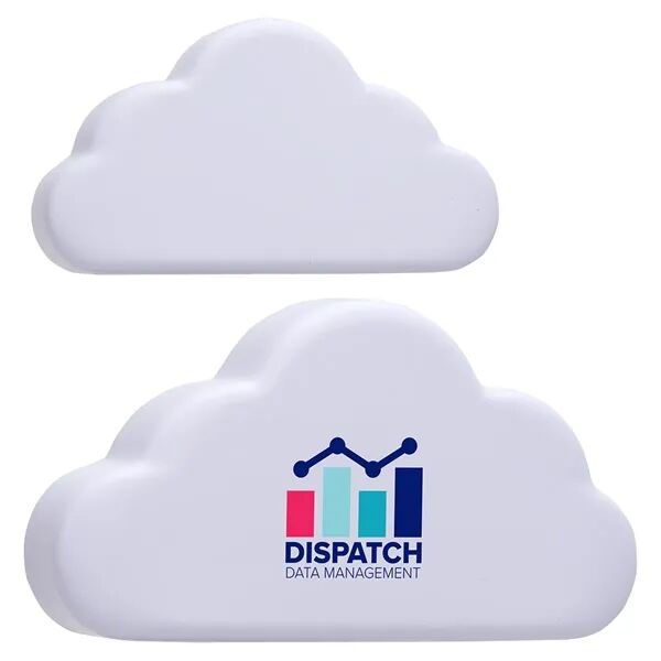 Main Product Image for Custom Printed Flat Cloud Stress Reliever