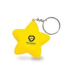 Buy Custom Printed Star Shape Stress Ball Keychain.