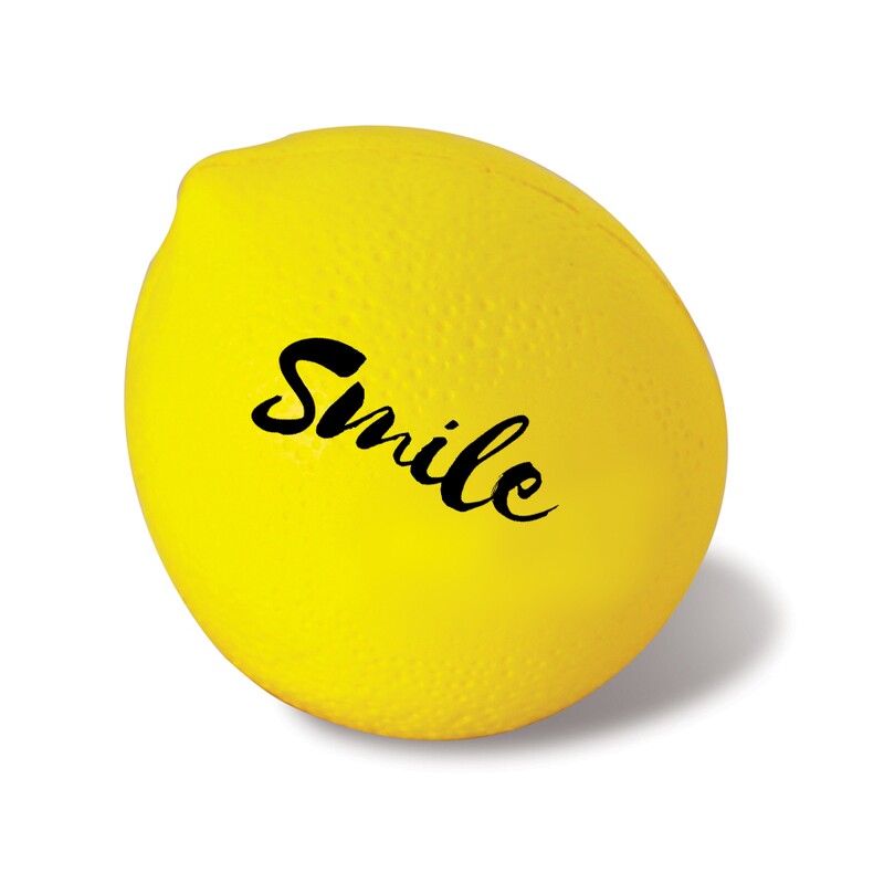 Main Product Image for Custom Printed Lemon Shape Stress Ball