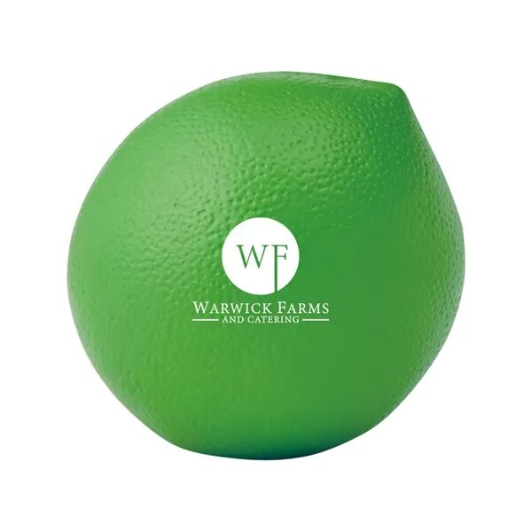 Main Product Image for Custom Printed Lime Shape Stress Ball