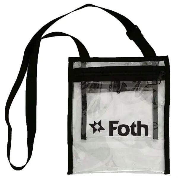 Main Product Image for Custom Printed Clear PVC Stadium Shoulder Bags