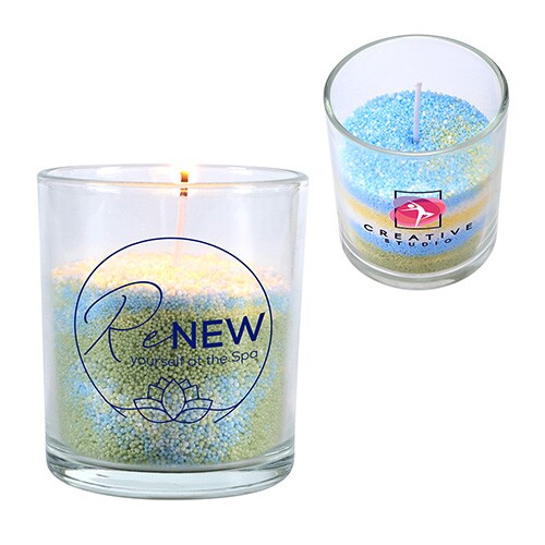 Main Product Image for Custom Logo D-I-Y Sand Candle