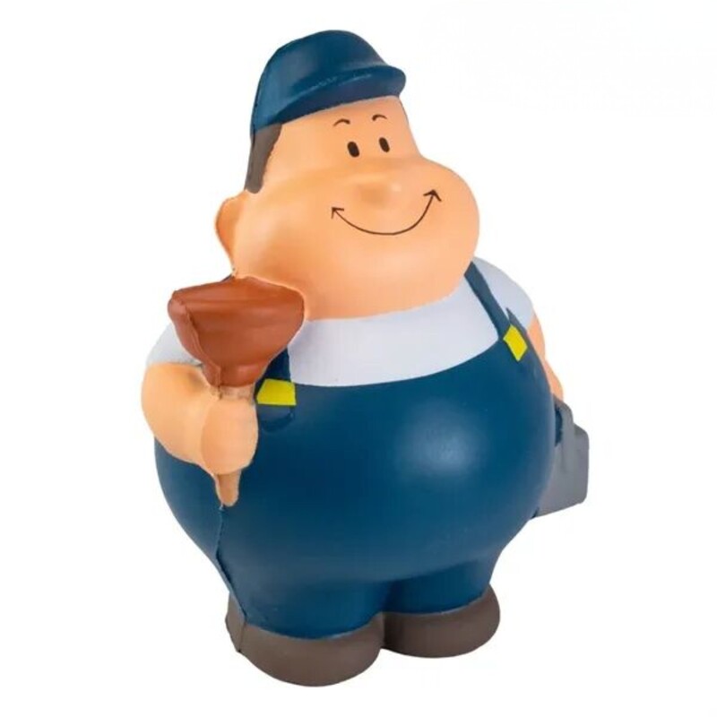 Main Product Image for Custom Printed Plumber Bert Stress Reliever