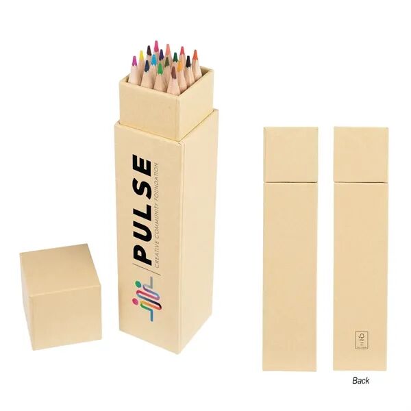 Main Product Image for Branded Colored Pencil Set 16 Piece 