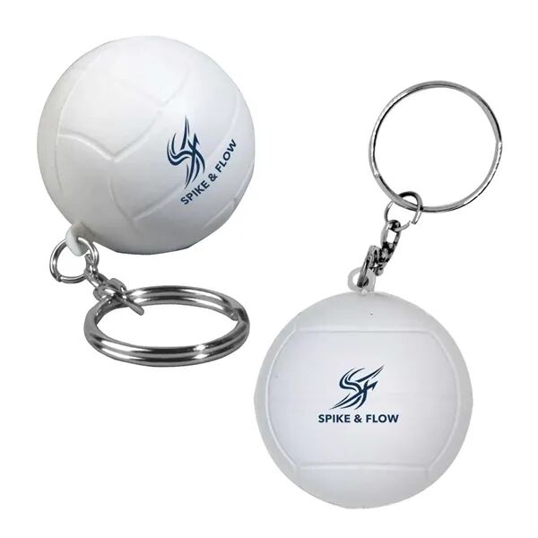 Main Product Image for Branded Volleyball Stress Reliever Keychain