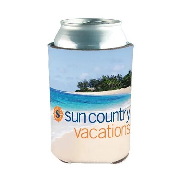 Main Product Image for Custom Printed Full Color Can Coolie US Premium Material.