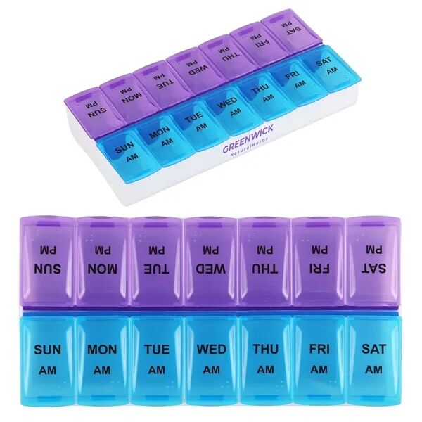 Main Product Image for Custom Printed Remedy Am/Pm Pillbox