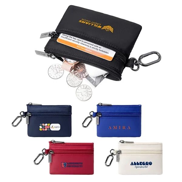 Main Product Image for Branded AeroLOFT(R) Carabiner Zip Wallet
