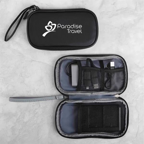 Main Product Image for Branded Nova Clutch 600D RPET Tech Organizer