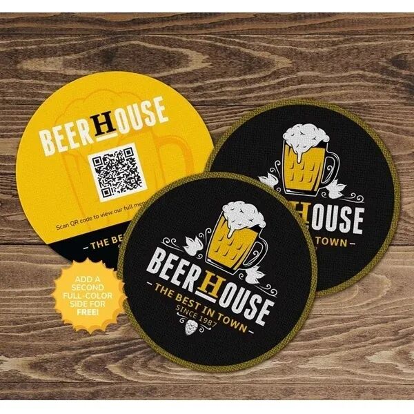 Main Product Image for Custom Logo Round Coaster