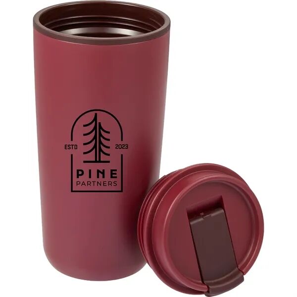 Main Product Image for Custom Logo Cooper RPP Double Wall Tumbler w/ Flap Lid 16oz