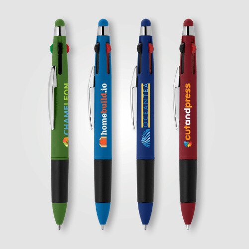 Main Product Image for Custom Imprinted Quattro Softy Brights Multi Ink w/ Stylus