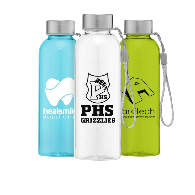 Main Product Image for Custom Printed Sky Water Bottle with Wrist Strap 17 oz