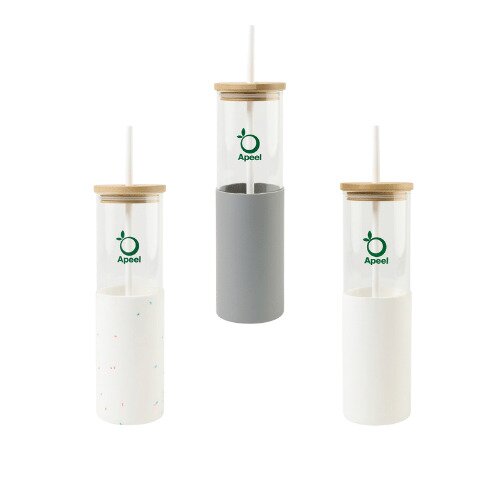 Main Product Image for Custom Imprinted Aviana(TM) Journey Glass Tumbler w/ Straw 20 Oz