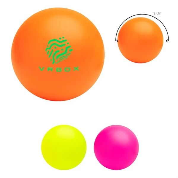 Main Product Image for Custom Printed Neon Stress Ball Reliever