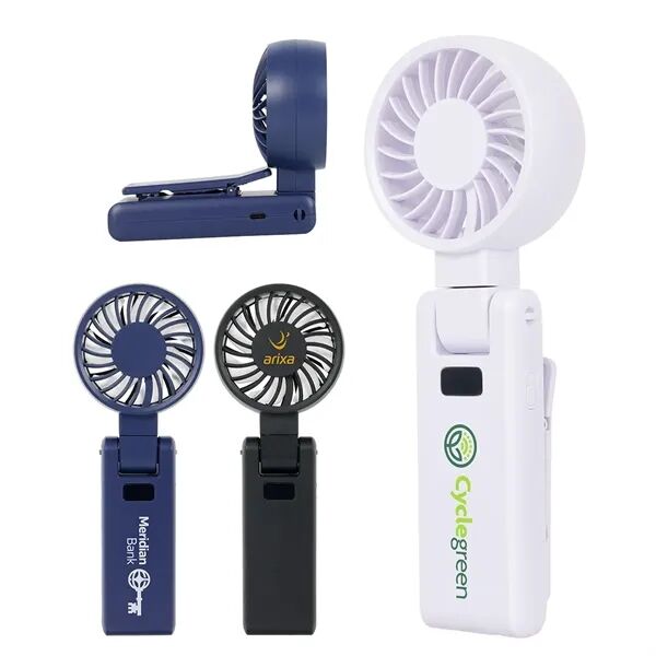Main Product Image for Custom Printed Purl High Speed Rotatable Handheld Fan With Clip