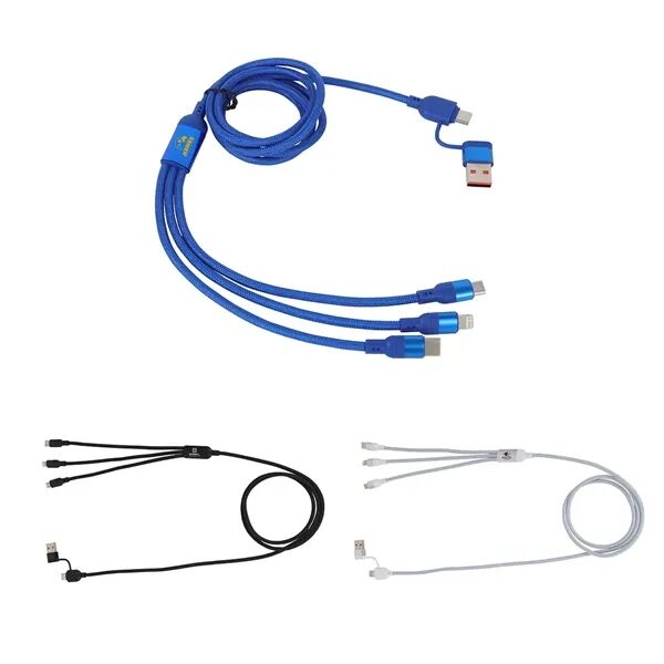Main Product Image for Custom Printed Velocity 4-in-1 60W PD 47- Charging Cable