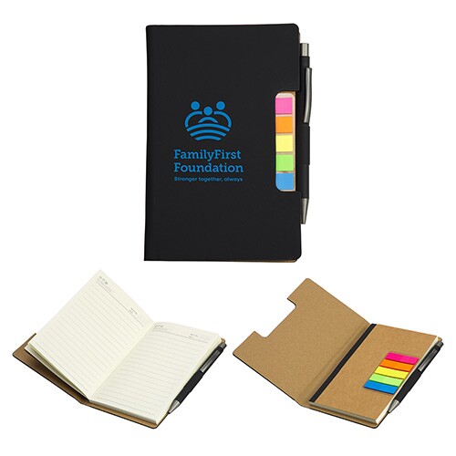 Main Product Image for Custom Printed Alliance Hardcover Journal W/ Sticky Flags & Pen