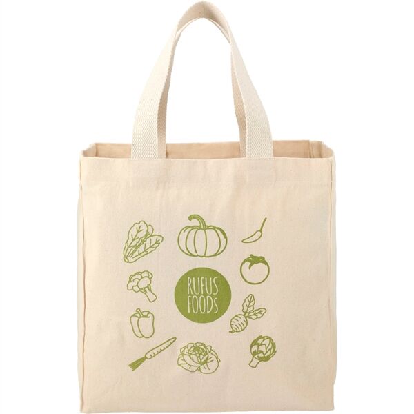 Main Product Image for Custom Printed Essential 8oz Cotton Grocery Tote