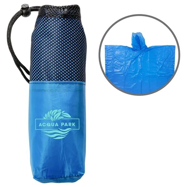 Main Product Image for Custom Printed Rainshield PEVA Poncho