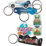 Buy Custom Printed Key Tag - Custom Shape - Full Color