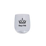Buy Customized Crystal Clear Silicone Wine Glass 12 oz