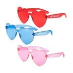 Buy Custom Printed Heart Shaped No Frame Glasses