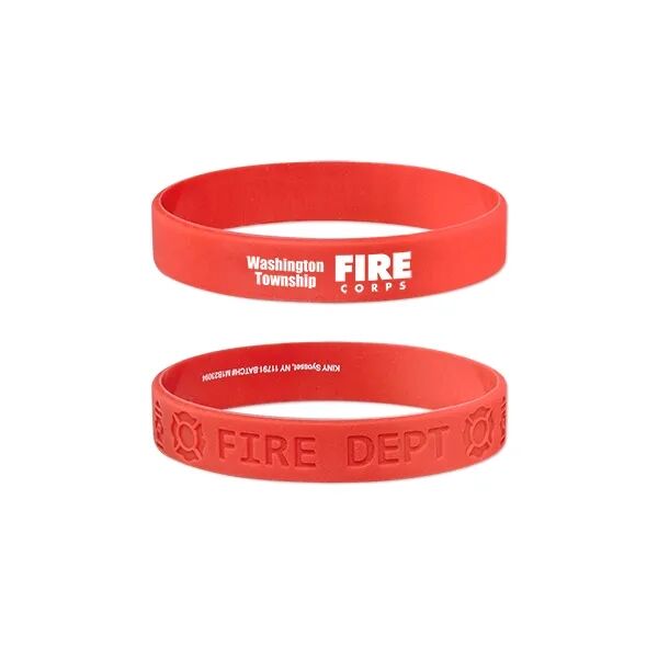 Main Product Image for Custom Printed Fire Safety Silicone Bracelet