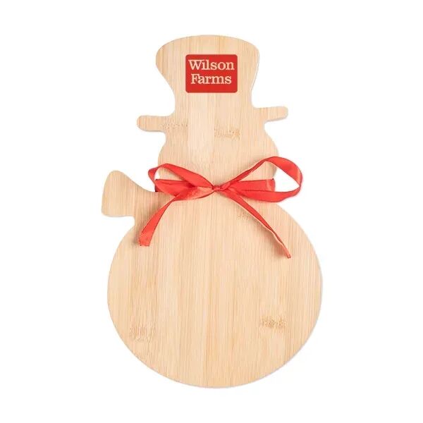 Main Product Image for Custom Printed Bamboo Snowman Cutting Board