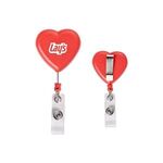 Buy Custom Printed Heart Shaped Badge Reel