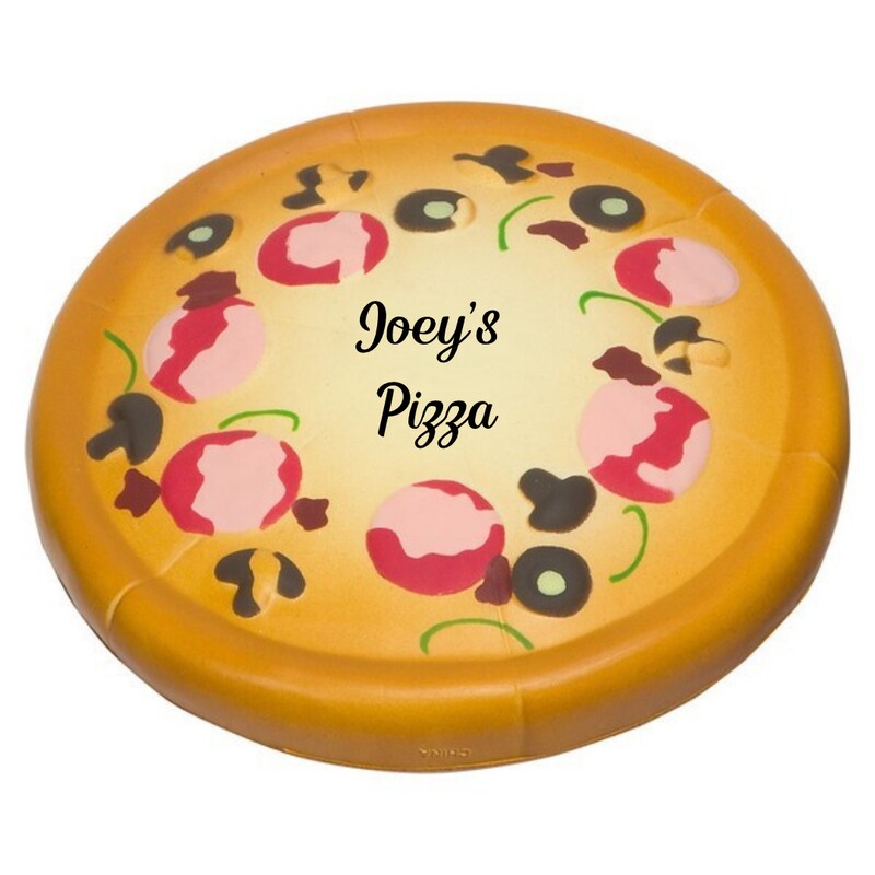 Main Product Image for Imprinted Pizza Shaped Stress Reliever