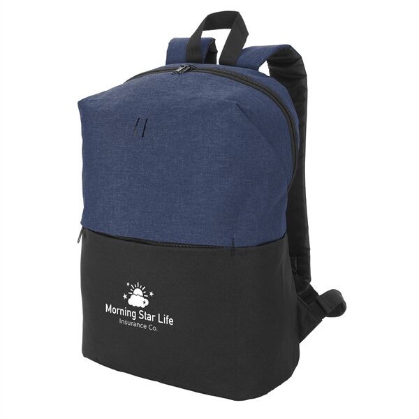 Main Product Image for Custom Printed Colorblock 600D Backpack