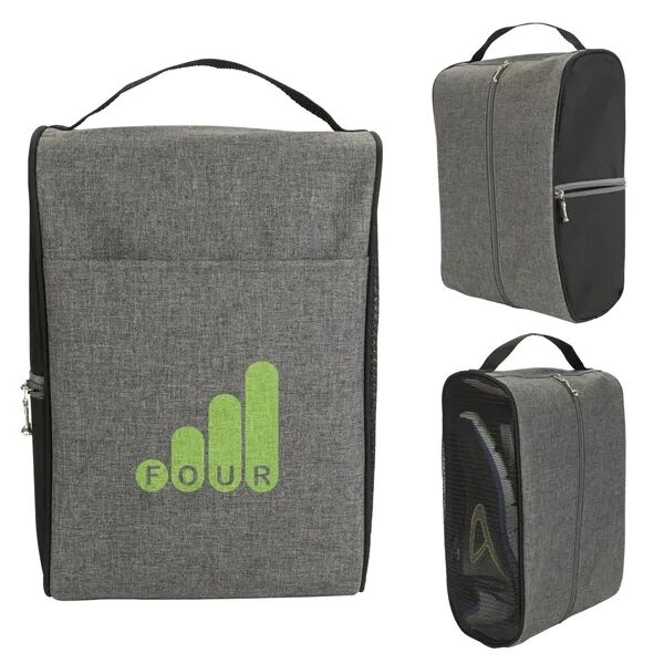 Main Product Image for Custom Printed Two-Tone Shoe Bag