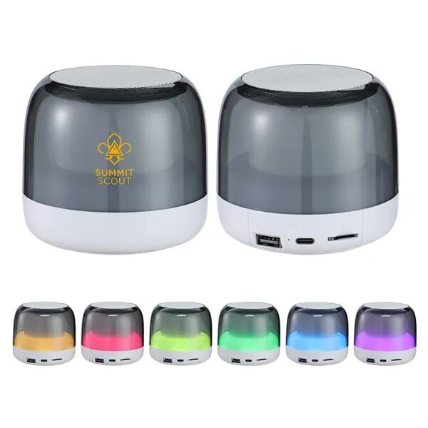Main Product Image for Custom Printed Spark 5W Light-Up Radio and Wireless Speaker