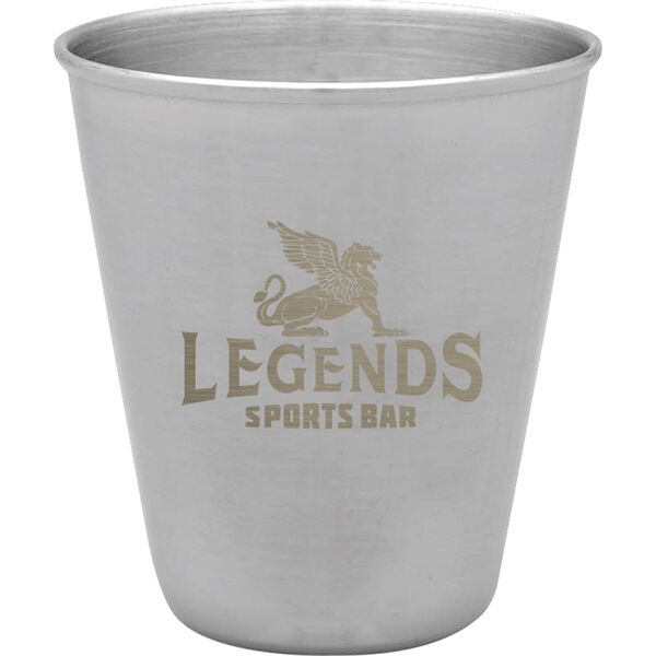 Main Product Image for Laser Etched Steel City Stainless Shot Glass