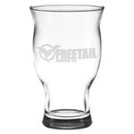 Buy Deep Etched Craft Beer Glass 16.75 Oz