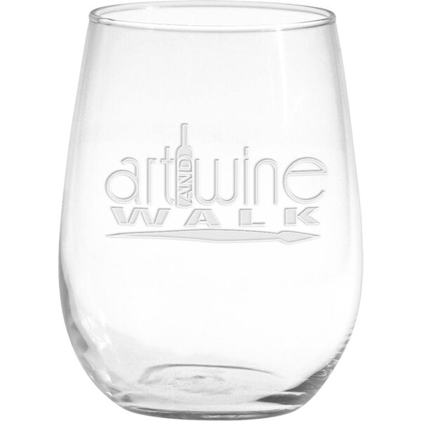 Main Product Image for Deep Erched Vina Stemless White Wine Glass