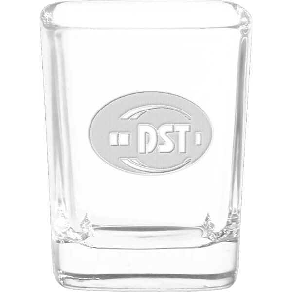 Main Product Image for Laser Etched Square Shot Glass 